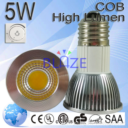 led bulb e27 e12 dimmable/non-dimmable cob leds 2700K